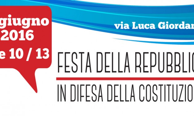 2 Giugno – Festa della Repubblica, in difesa della Costituzione
