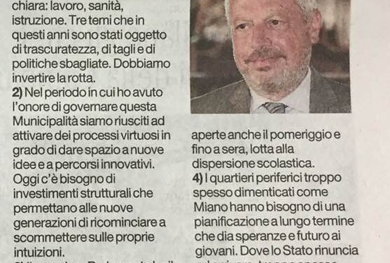 Mattino 12/02/2018 – Coppeto: “Un programma per i quartieri dimenticati”